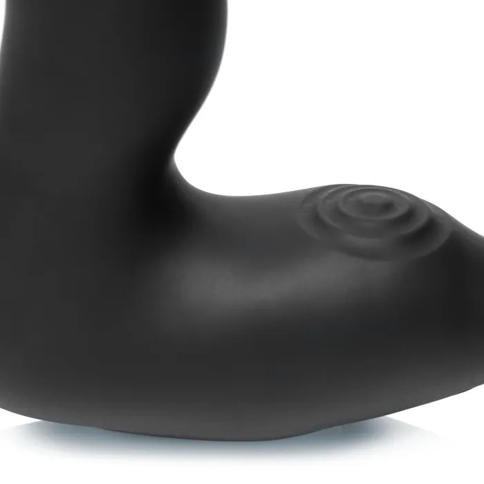 10X Inflatable and Vibrating Prostate Plug with Cock and Ball Ring Swell Male Sex Toys