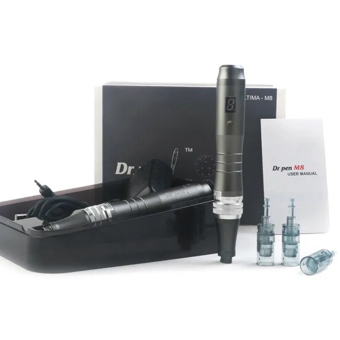 AMY CO Vibrators New derma pen professional drpen M8 6 speed MTS microneedle 20003