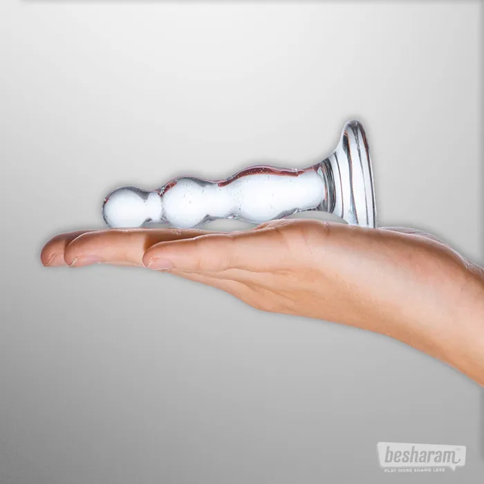 Anal Glas Glas Triple Play Beaded Butt Plug