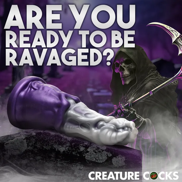 Dildos Creature Cocks Grim Reaper Silicone Dildo