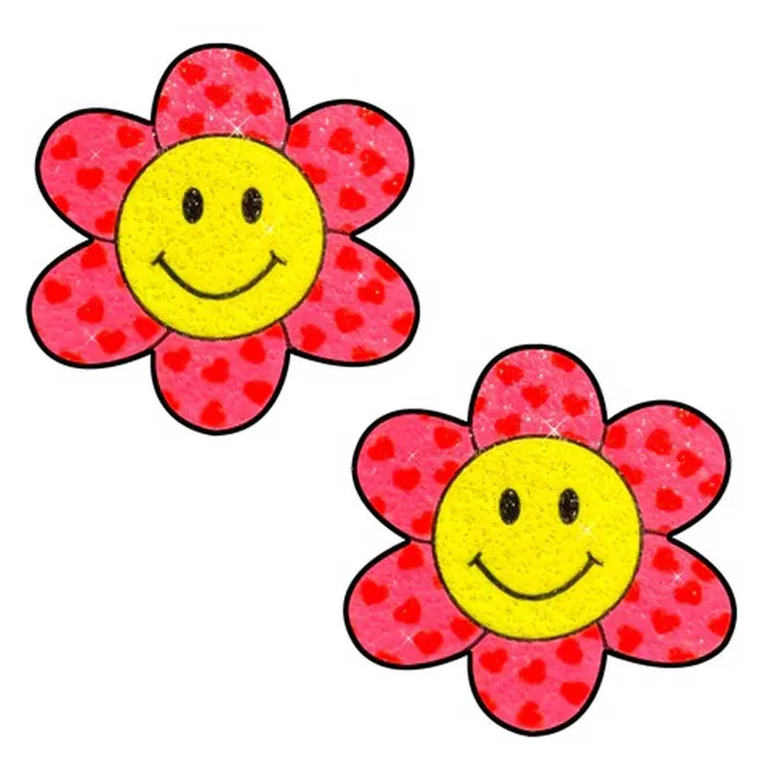 Female Sex Toys Neva Nude Freaking Awesome Smiley Flower Power Glitter Nipple Cover Pasties Female Sex Toys Neva Nude Freaking Awesome Smiley Flower Power Glitter Nipple Cover Pasties