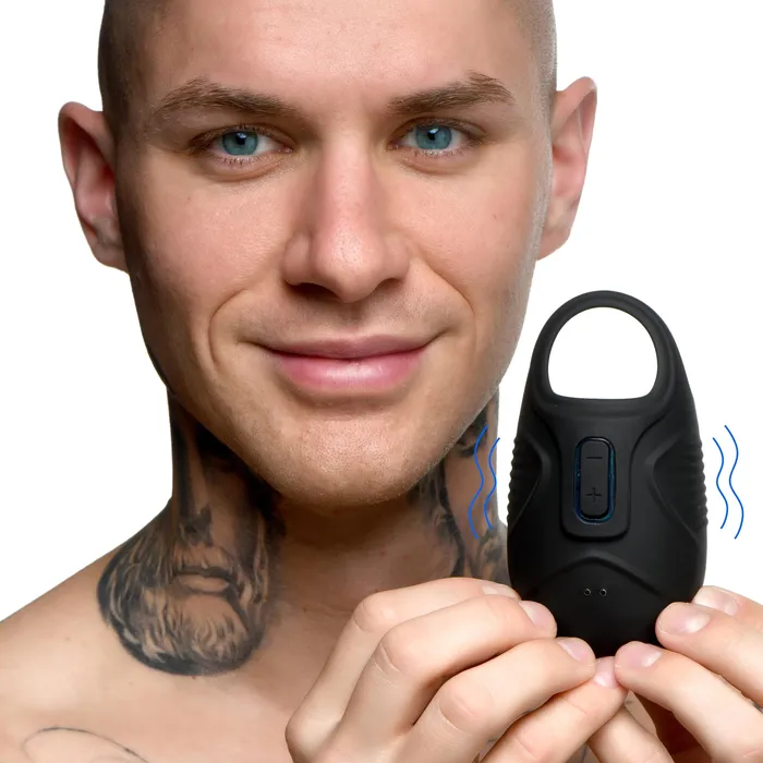 Female Sex Toys Trinity Men 7x Vibrating Silicone Testicle Massager