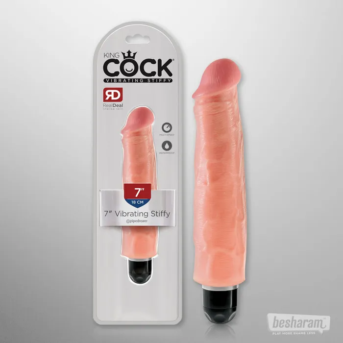 King Cock 7 Stiffy Realistic Dildo Vibration Pipedream Dildos