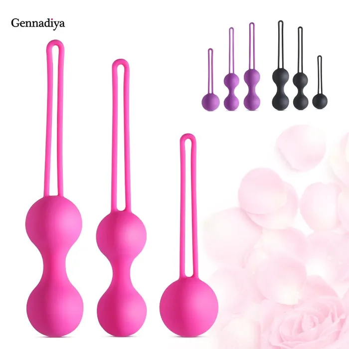 LAZADASEXTOYS Male Sex Toys Silicone Ben Wa Ball Vagina Tighten Exercise Kegel Ball Sex Machine Geisha Ball Smart Love Ball Adult Product Sex Toys for Women