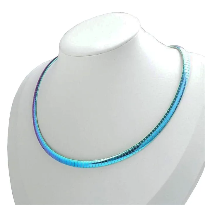 Lovegasm Cool Stainless Blue Choker Vibrators