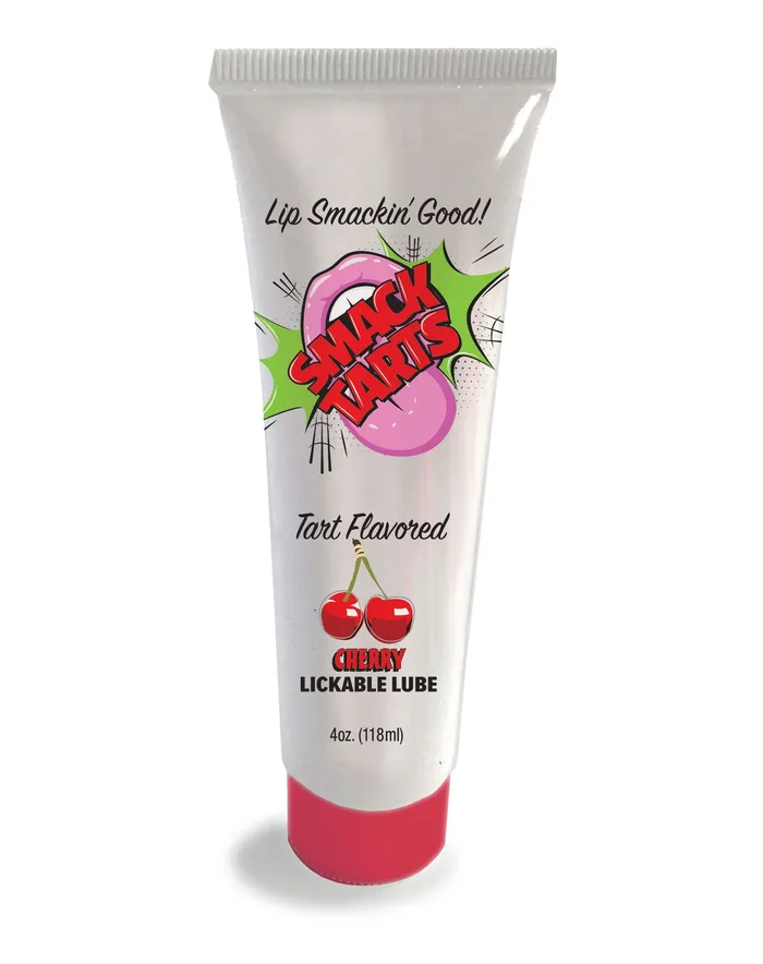 Lubricants Little Genie Smack Tarts 4oz Lickable Flavored LubricantCherry