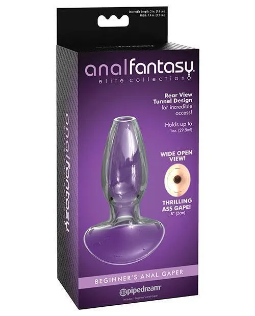 Anal Anal Fantasy Ellite Anal Glass Gaper Clear Pipedream Products