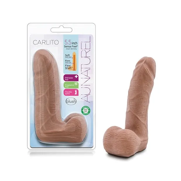 Blush Novelties Dildos Blush Novelties Au Naturel Carlito Realistic Dildo with Balls 55 Beige Blush Novelties Dildos Blush Novelties Au Naturel Carlito Realistic Dildo with Balls 55 Beige