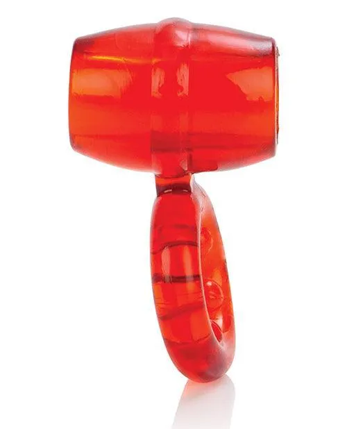California Exotic Novelties Dual Support Magnum Ring Red Vibrators