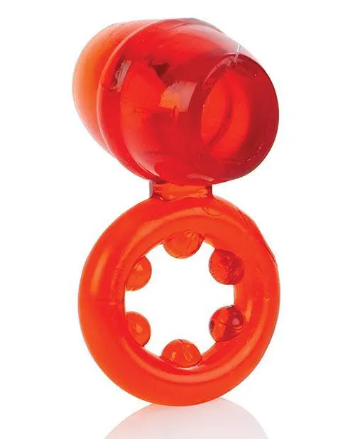 California Exotic Novelties Dual Support Magnum Ring Red Vibrators