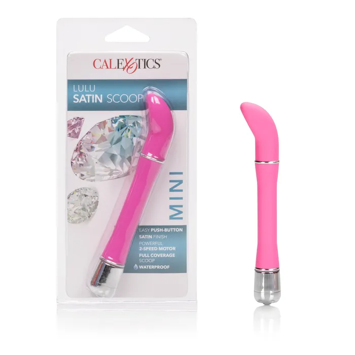 California Exotics California Exotics Lulu Satin Scoop Mini Vibrator Pink Vibrators California Exotics California Exotics Lulu Satin Scoop Mini Vibrator Pink Vibrators
