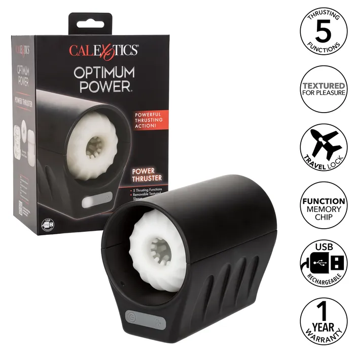 California Exotics Optimum Power Power Thruster Soft Stroker Masturbator Black California Exotics Male Sex Toys California Exotics Optimum Power Power Thruster Soft Stroker Masturbator Black California Exotics Male Sex Toys