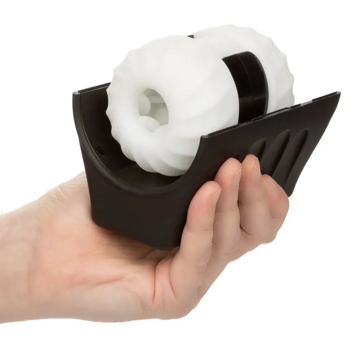 California Exotics Optimum Power Power Thruster Soft Stroker Masturbator Black California Exotics Male Sex Toys