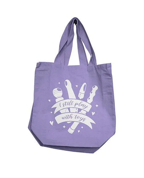 Couples Bodispa INC Nobu I Still Play With Toys Reusable Tote Lilac