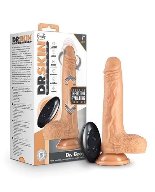 Dildos Blush Dr Skin Silicone Dr Grey 7 Thrusting Dildo Vanilla Blush Novelties Dildos Blush Dr Skin Silicone Dr Grey 7 Thrusting Dildo Vanilla Blush Novelties