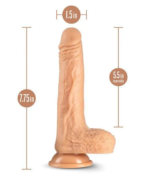 Dildos Blush Dr Skin Silicone Dr Grey 7 Thrusting Dildo Vanilla Blush Novelties