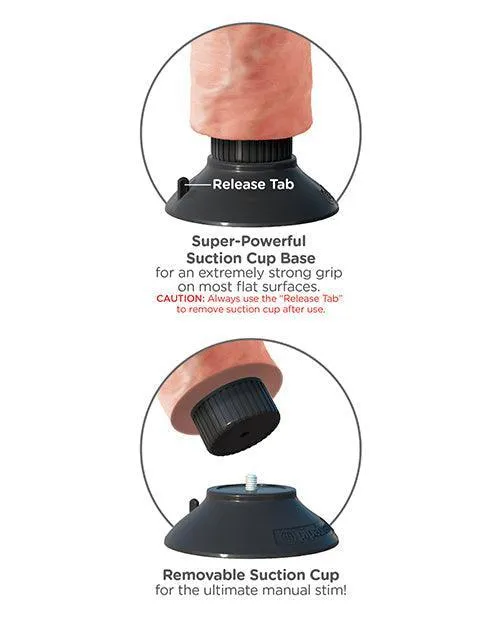 Dildos Pipedream Products King Cock 10 Vibrating Cock Wballs