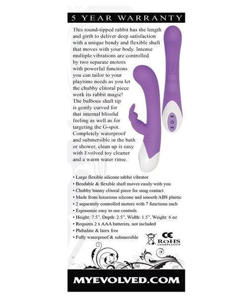 Evolved Enchanted Bunny Purple Evolved Novelties INC Vibrators