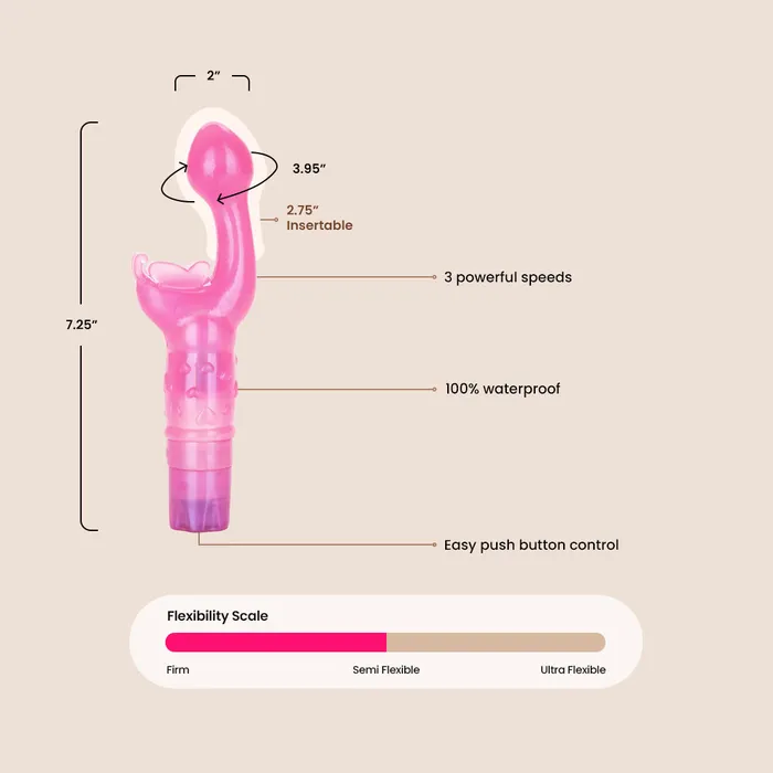 Female Sex Toys California Exotic Novelties LLC Butterfly Kiss The Original fluttering clitoral stimulation