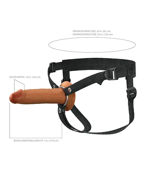 Female Sex Toys Fantasy XTensions Elite 7 Silicone Hollow Strapon Brown Pipedream Products Female Sex Toys Fantasy XTensions Elite 7 Silicone Hollow Strapon Brown Pipedream Products