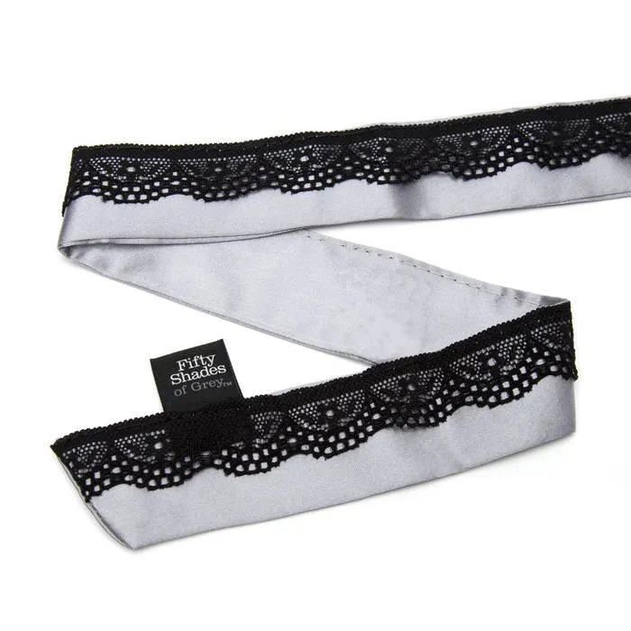 Fifty Shades of Grey Play Nice Satin Lace Collar Nipple Clamps Grey Fifty Shades of Grey Vibrators