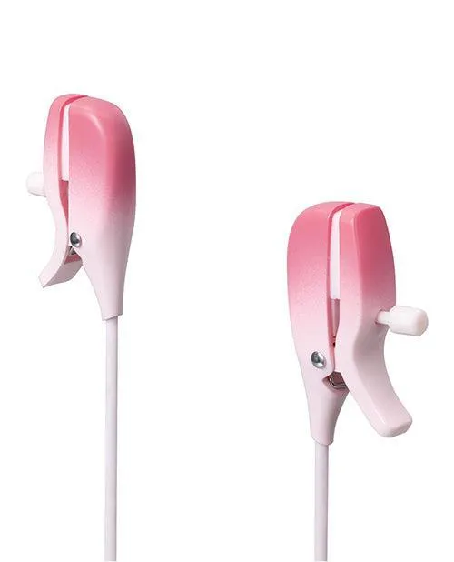 Hytto Pte Ltd Vibrators Lovense Gemini Vibrating Nipple Clamps Pink