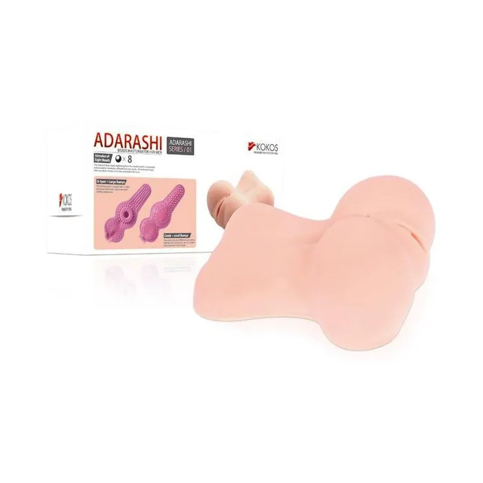 Kokos Dildos Kokos Adarashi 1 Double Layer Meiki Beige