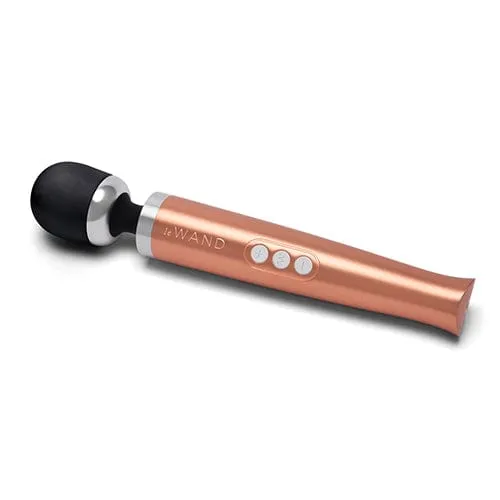 Le Wand Die Cast Rechargeable Wand Massager Rose Gold LeWand Vibrators