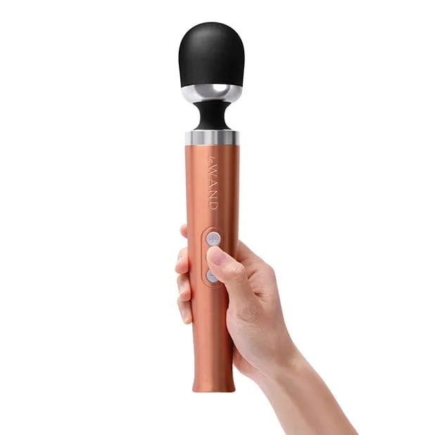 Le Wand Die Cast Rechargeable Wand Massager Rose Gold LeWand Vibrators