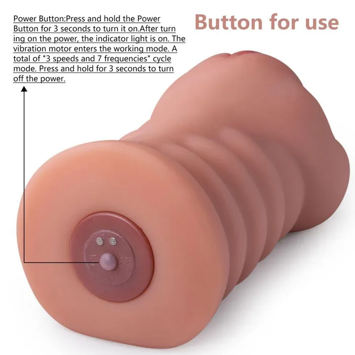 Male Sex Toys propinkup Rama Automatic 10 Frequency Vibration 3D Channel Realistic Pocket Pussy