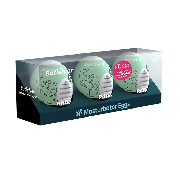 Male Sex Toys Satisfyer Satisfyer Riffle Masturbator Egg Green Male Sex Toys Satisfyer Satisfyer Riffle Masturbator Egg Green