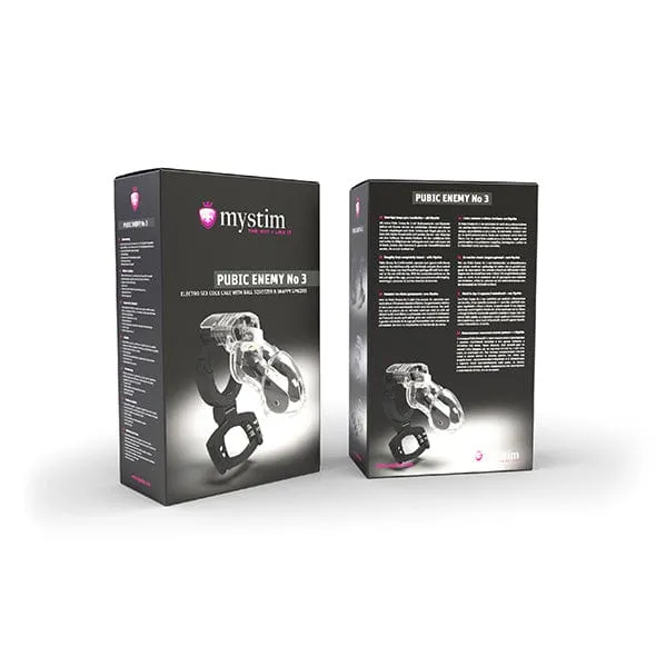 Mystim Pubic Enemy 3 Chastity Cock Cage Clear Mystim Male Sex Toys Mystim Pubic Enemy 3 Chastity Cock Cage Clear Mystim Male Sex Toys