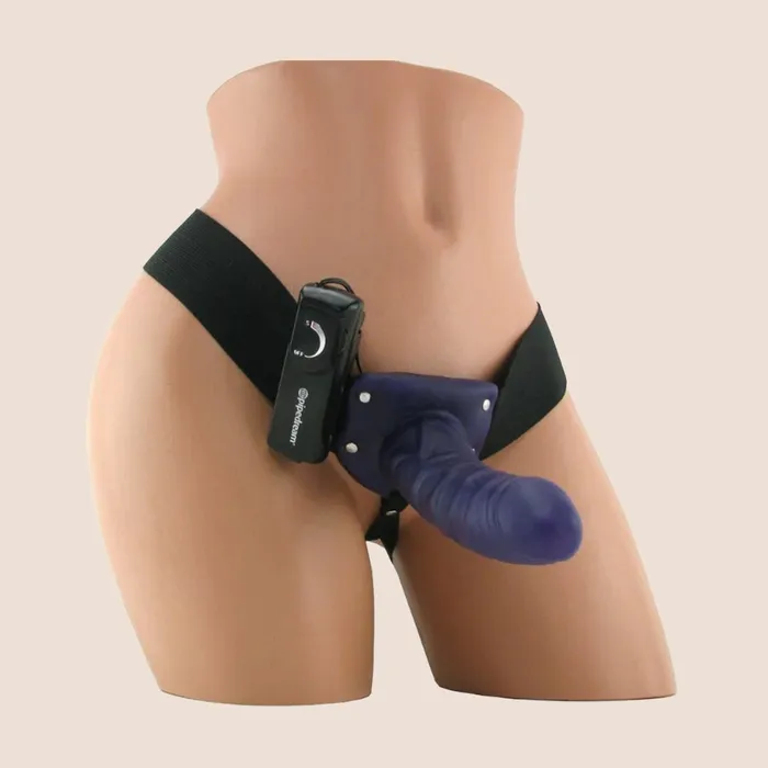 Pipedream Products Female Sex Toys Fetish Fantasy For Him Or Her Vibrating Hollow Strapon comfortable elastic harness Pipedream Products Female Sex Toys Fetish Fantasy For Him Or Her Vibrating Hollow Strapon comfortable elastic harness