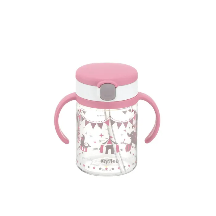 Richell Aqulea Clear Tritan Sippy Straw Baby Water Bottle Mug Richell Dildos