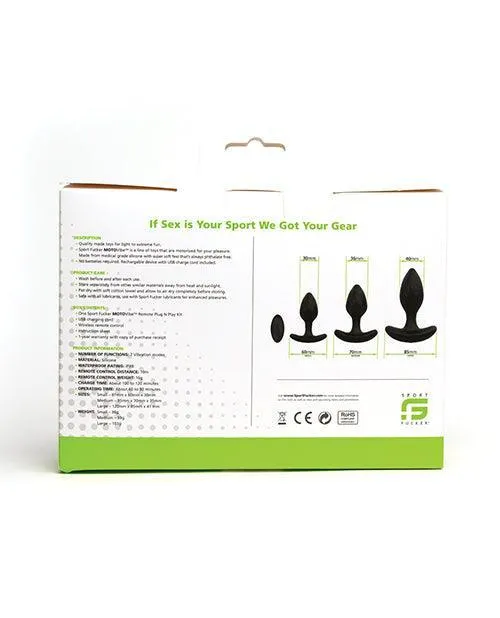 Sport Fucker Motovibe Plug N Play Kit Black 665 INC Anal