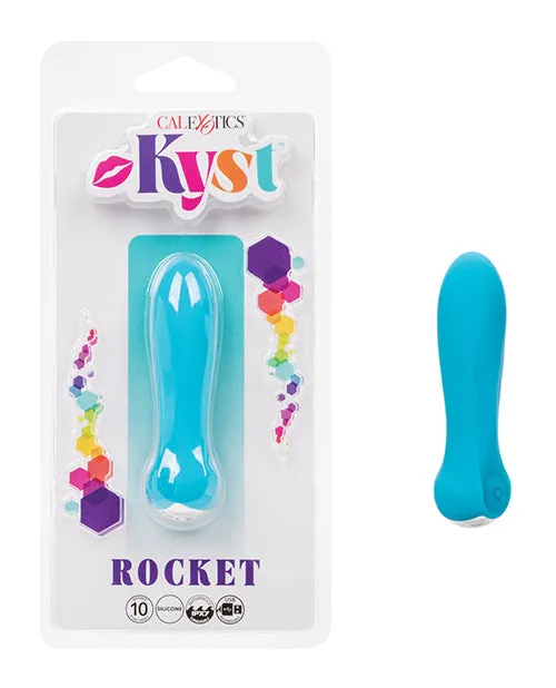 Vibrators California Exotic Novelties Kyst Rocket Stimulator Blue