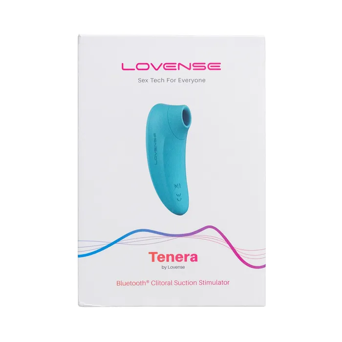 Vibrators Lovense Tenera AppControlled Clitoral Air Stimulator Vibrator Teal Lovense