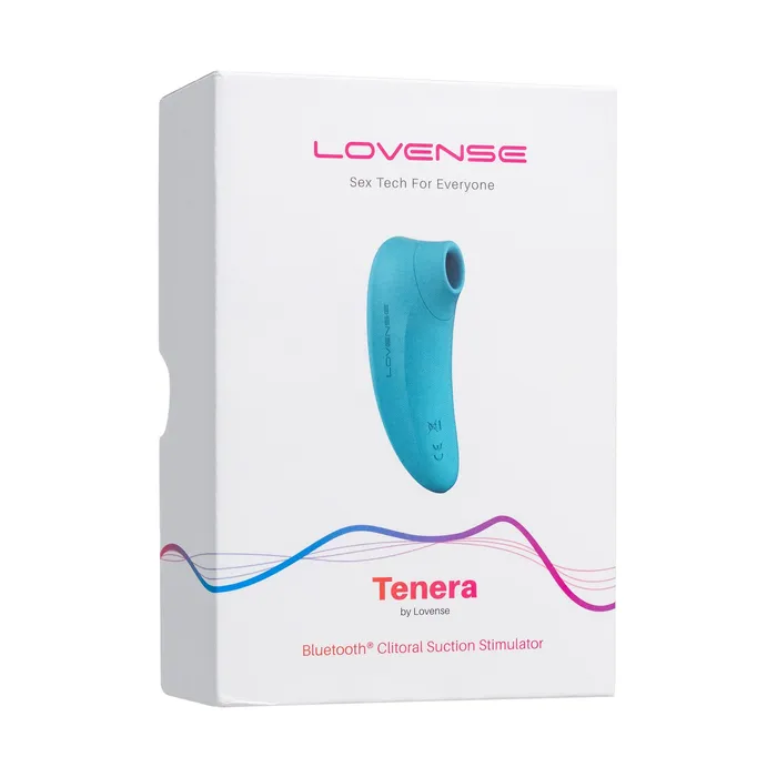 Vibrators Lovense Tenera AppControlled Clitoral Air Stimulator Vibrator Teal Lovense