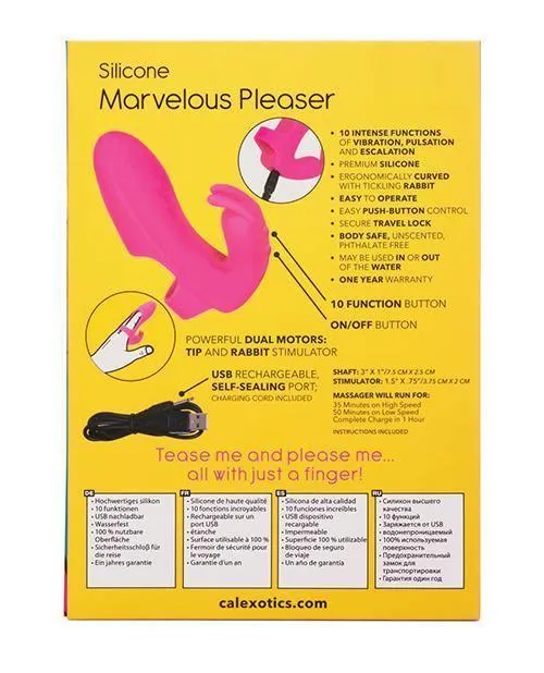 Vibrators Mini Marvels Silicone Marvelous Pleaser Pink California Exotic Novelties Vibrators Mini Marvels Silicone Marvelous Pleaser Pink California Exotic Novelties