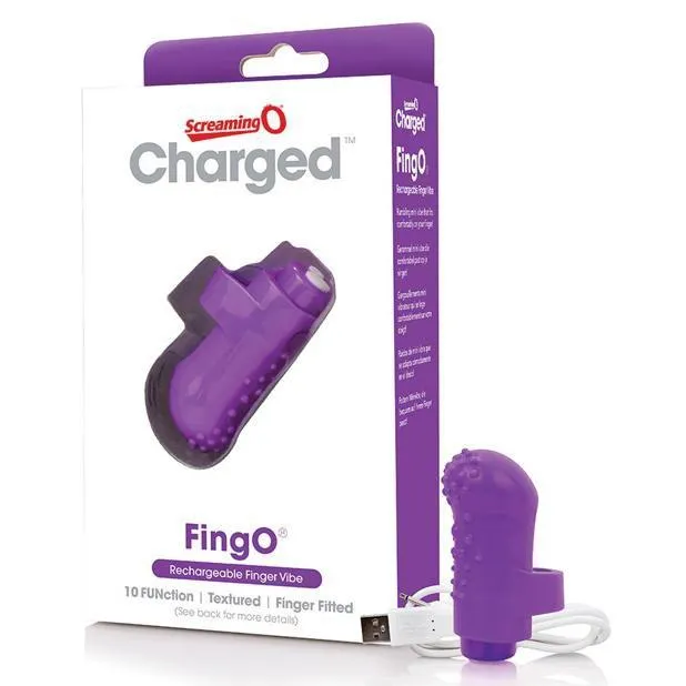 Vibrators TheScreamingO TheScreamingO Charged FingO Rechargeable Finger Vibe Vibrators TheScreamingO TheScreamingO Charged FingO Rechargeable Finger Vibe