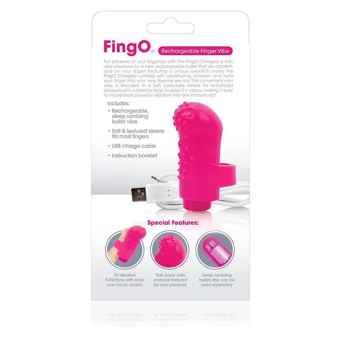 Vibrators TheScreamingO TheScreamingO Charged FingO Rechargeable Finger Vibe