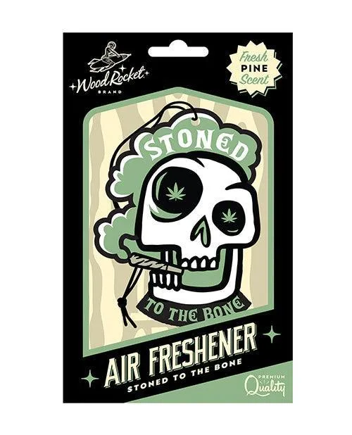 Wood Rocket LLC Wood Rocket Stoned to the Bone Air Freshener Pine Vibrators
