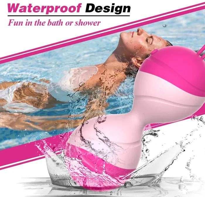 YOSPOSS Silicone Ben Wa Balls Kegel Kit Pelvic Floor Tightening Exerciser Female Sex Toys