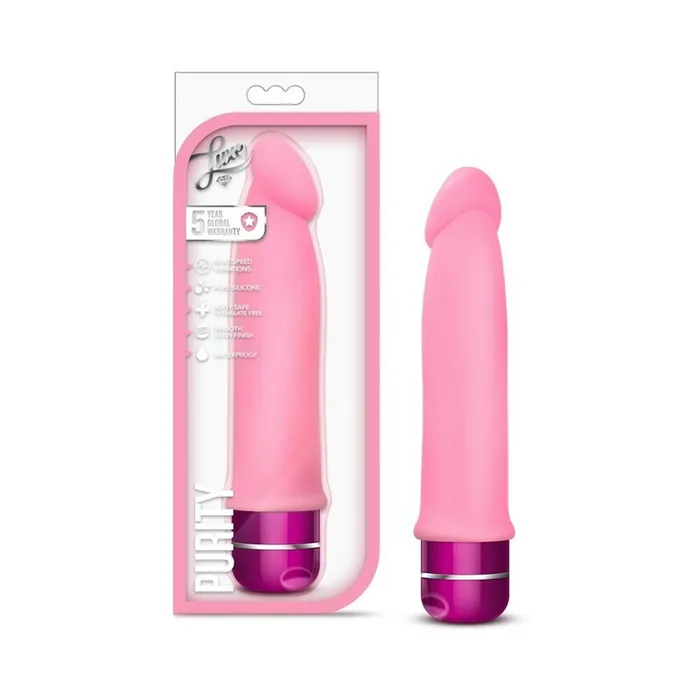 Blush Vibrators Blush Luxe Purity Silicone Vibrator Pink