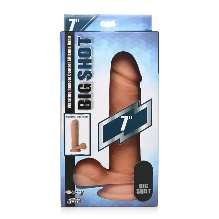 Curve Toys Big Shot Rechargeable RemoteControlled 7 in Vibrating Silicone Dildo with Balls Suction Cup Light Curve Novelties Female Sex Toys Curve Toys Big Shot Rechargeable RemoteControlled 7 in Vibrating Silicone Dildo with Balls Suction Cup Light Curve Novelties Female Sex Toys