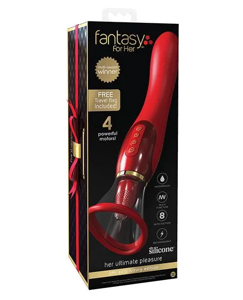 Female Sex Toys Fantasy For Her Ultimate Pleasure 24k Gold Seasonal Luxury Edition Wtravel Bag Luxury Box Pipedream Products