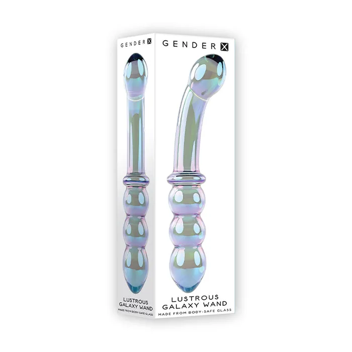 Gender X Lustrous Galaxy Wand 73 in DualEnded Glass Dildo MultiColor Evolved Dildos Gender X Lustrous Galaxy Wand 73 in DualEnded Glass Dildo MultiColor Evolved Dildos