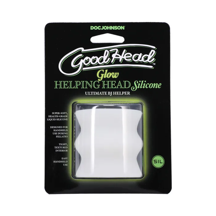 GoodHead Glow Helping Head Silicone Doc Johnson Male Sex Toys