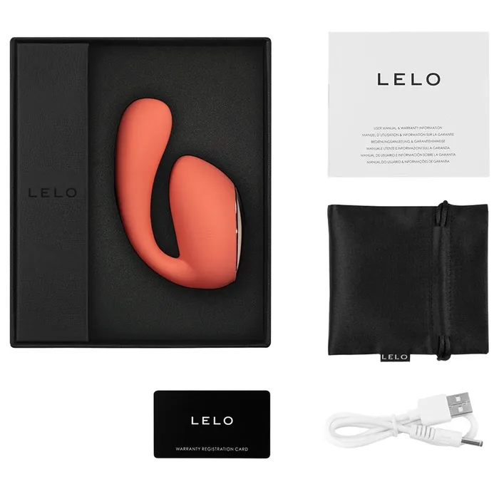 holiday Ida WaveApp Controlled Coral Red or Black Cell Phone Controlled by LELO Vibrators