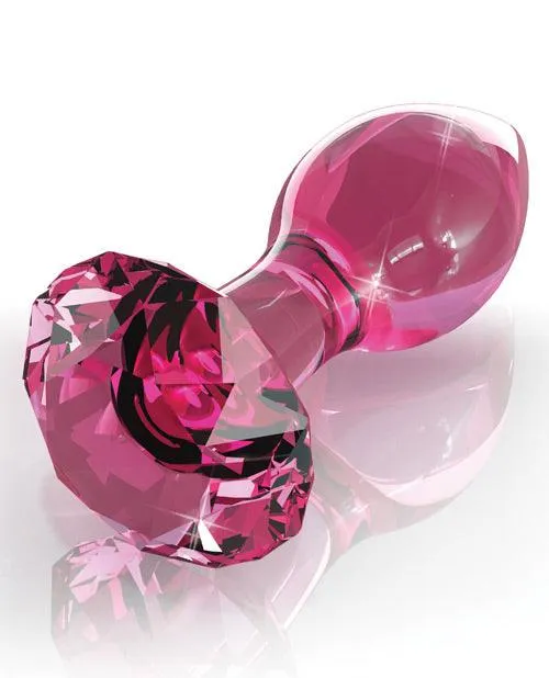 Icicles No 79 Hand Blown Glass Diamond Butt Plug Pipedream Products Anal
